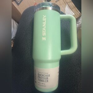Stanley Mint Green Flip Straw Tumbler